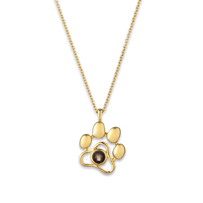 Personalized pet photo necklace