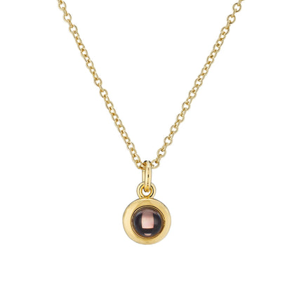 Collana con foto circolare personalizzata
