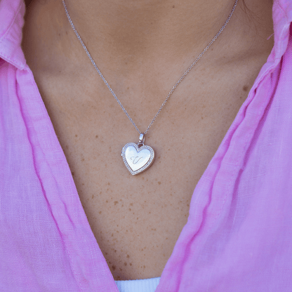 Collana con ciondolo a cuore personalizzato
