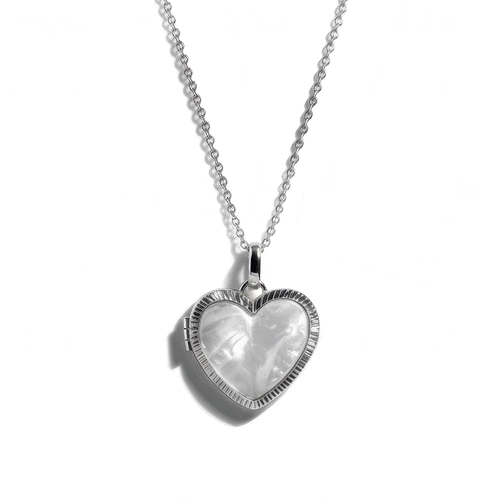 Collana Medaglione Personalizzata in Madreperla