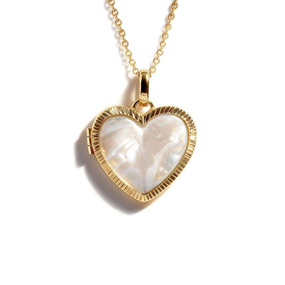 Collana Medaglione Personalizzata in Madreperla