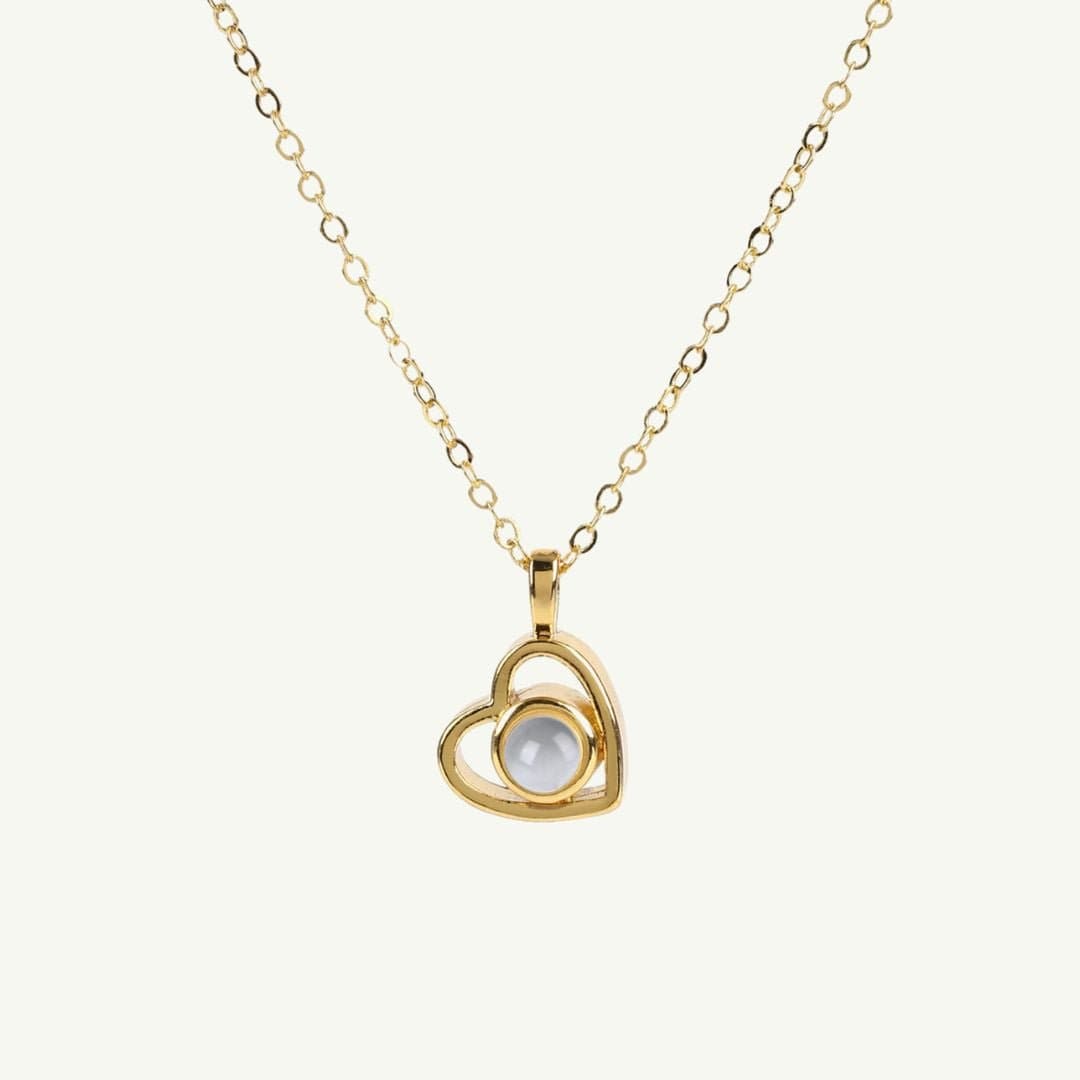 Personalised heart necklace - PJULAN - pjulan