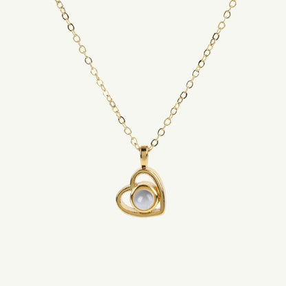 Personalised heart necklace - PJULAN - pjulan