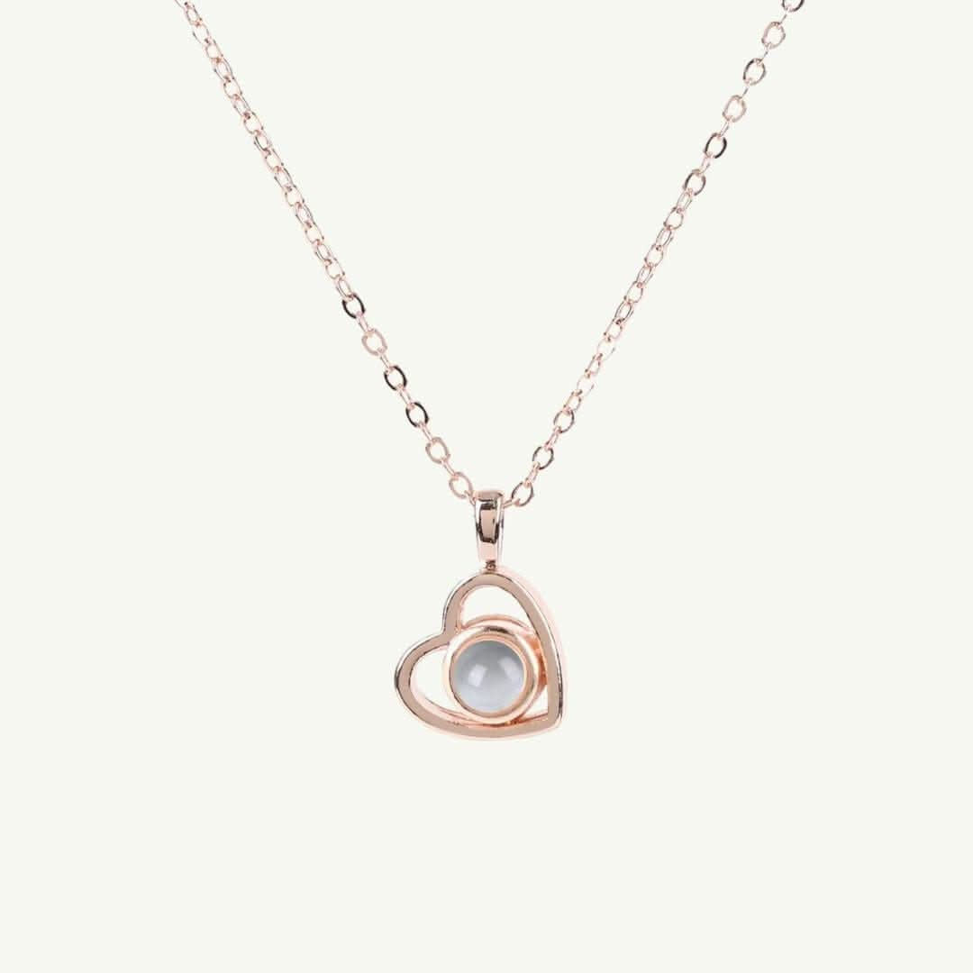 Personalised heart necklace - PJULAN - pjulan