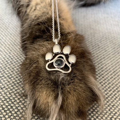 Personalized pet photo necklace