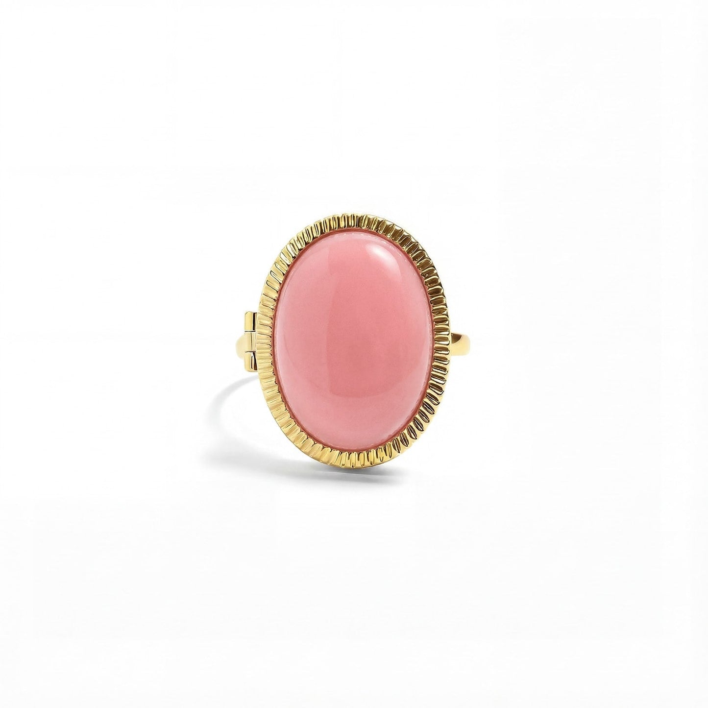 Anello Medaglione Personalizzato con Pietre Semipreziose
