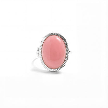 Anello Medaglione Personalizzato con Pietre Semipreziose